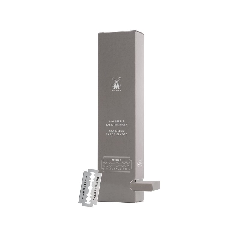 MÜHLE Stainless Steel Safety Razor Blades | 200 Pack