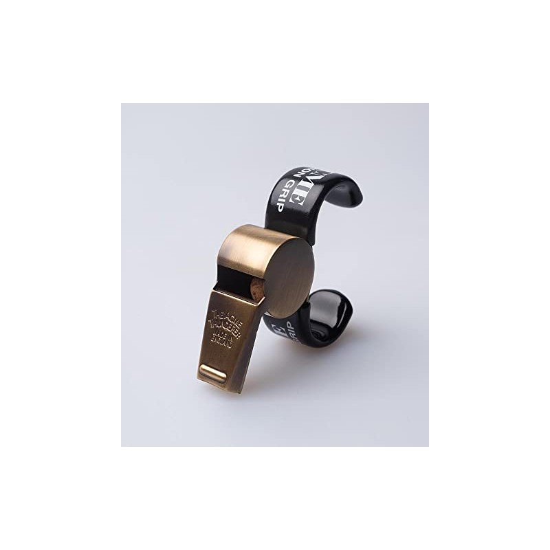 Acme Thunderer (Referee/Coach) Whistle 477/59.5 Medium Antique Brass w/Finger Grip