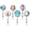 IKOPFLN Pack of 6 ID Badge Holders Nurse Badge Holder