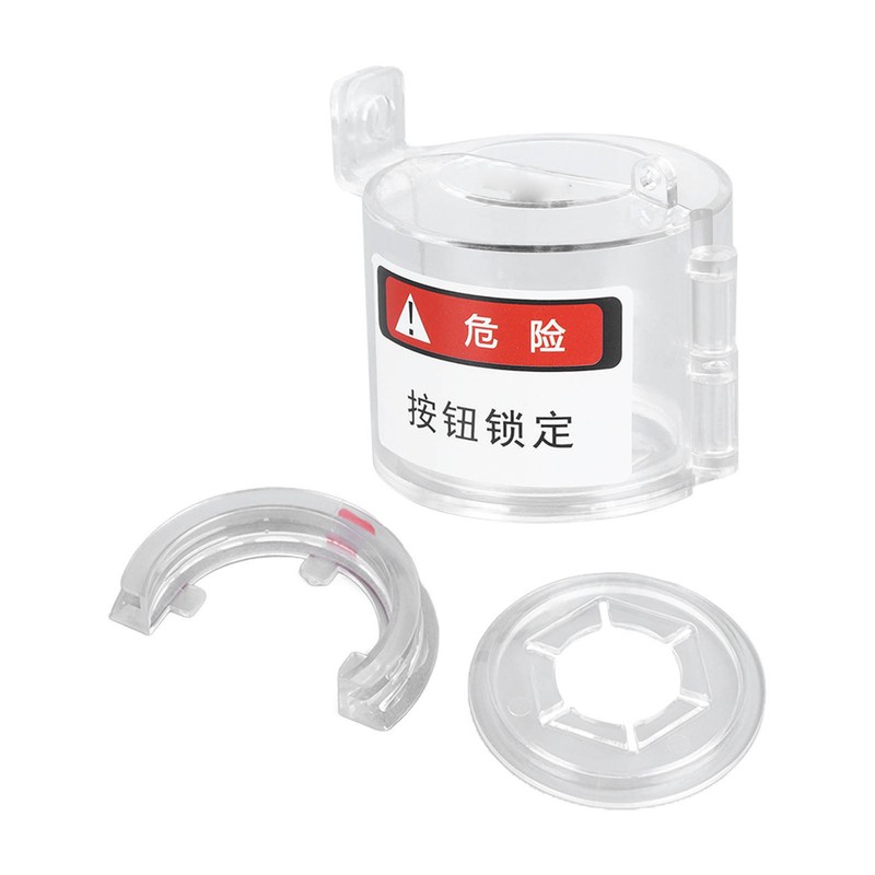 Push Button Switch Guard Case Transparent Impact Resistant Emergency Stop