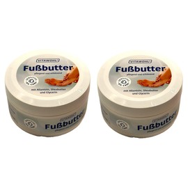 Vitawohl Foot Butter with Allantoin, Shea Butter and Glycerine 2 x 250 ml Pack of 2