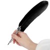 Quill Pen Set Feather Writing Dip Pen Stamp Students Teacher