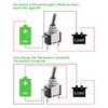 JUZITAO 6PCS Rocker Toggle Switch 12V 20A Heavy Duty Switch