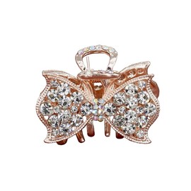 yangzerang Rhinestone Butterfly Hair Claw Clips Vintage Hairpin Small Jaw Claw Hair Clip Pin Crystal Rhinestones Hair Barrettes Fashion Headwear Hair Accessories for Women