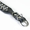 CoreLife Spiked Dog Collar / Cat Collar, Studded Vegan Leather