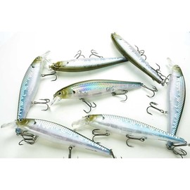 LUCKY CRAFT Pointer 128, 272 MS Ghost Minnow, Jerkbait, Tournament-Winning Freshwater Bass Fishing Lure, Suspending Hard Bait with Side-to-Side Action, Built-in Rattle, and Weight Transfer System
