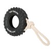 Dog Tire Chewing Toy Bite Resistant Treat Dispensing Rubber Aggressive