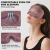 Meliya Sleep Mask for Side Sleeper, Complete Light Blocking 3D