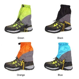 방수 신발 커버 야외 레깅스 각반 커버 하이킹 워킹 클라이밍 캠핑 레깅스 각반 보호 다리 워머 [orange] Waterproof Shoe Cover Outdoor Leggings Gaiter Cover Hiking Walking Climbing Camping Leggings Gaiter Protection Leg Warmer [orange]