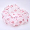 EVA Waterdrop Hair Cap for Shower and Face Wash Pink 6ea