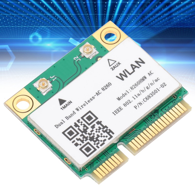 Wireless Network Card Gigabit DualBand 2.4G/5G Bluetooth4.1 Mini PCIE 802.11ac