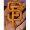 SF Giants 3" SF Iron On Embroidered Patch