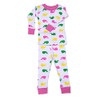 New Jammies Baby Girls' Organic Cotton Pajama Set Pink Whales,