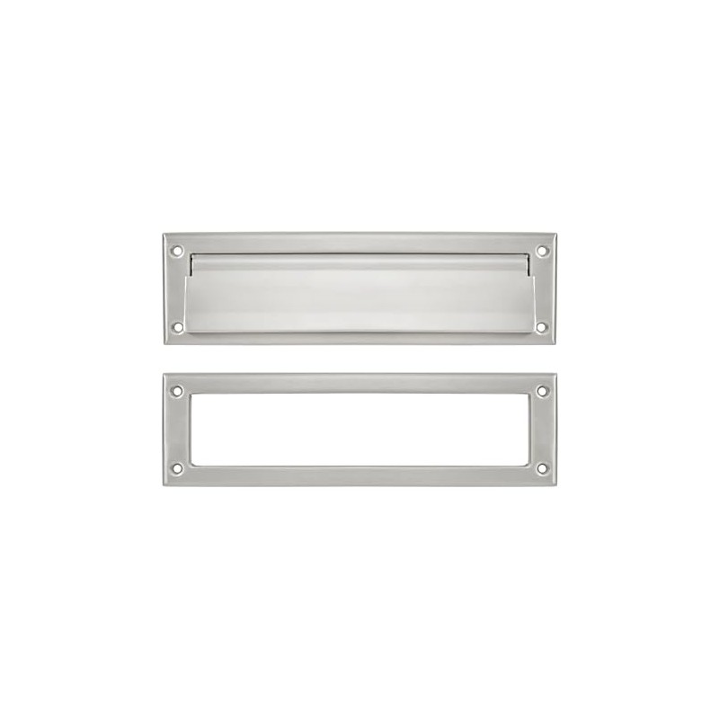 khtumeware Brushed Satin Nickel 10 inch 1-Pack Solid Brass Mail