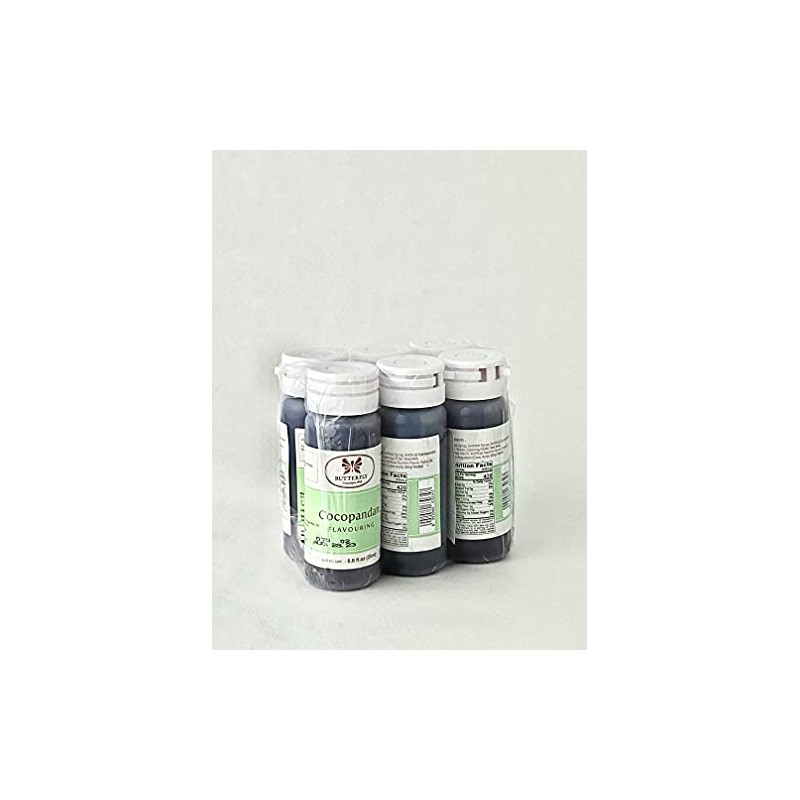 Butterfly Flavoring Extract Paste, Cocopandan, 25 ml (Pack of 6)