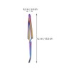 FOMIYES 2Pcs Nail Shaping Tweezers Pinch Nail Tool Stainless Steel