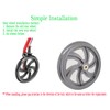 Replacement Wheel for Rollator Model 10257, Applicable Model:10257/86860/86850/425,Walker Rollator Replacement