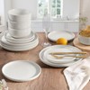HaWare Stoneware Dinnerware Sets, 12-Piece Plates and Bowls Set for