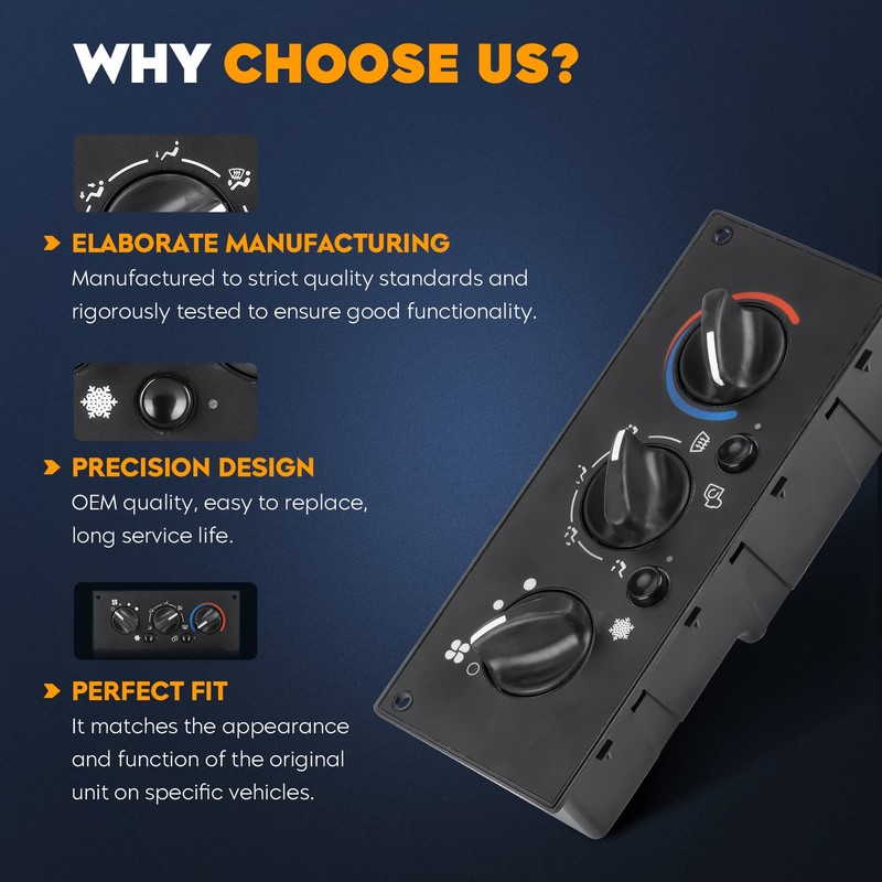 A/C Heater Control Panel Climate Control Module Switch for 2002-2006