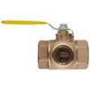 Apollo 70-600 Series Bronze Ball Valve, Two Piece, 3-Port Diverting,