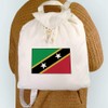 Azeeda 'Saint Kitts & Nevis' Canvas Rucksack/Backpack (RK00011199)