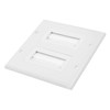 COHEALI Dual Port Brush Wall Plate Insert for Cable Management