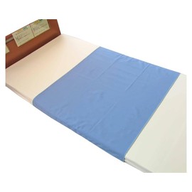 Manrak MR-2052 Cotton Blend Denim Waterproof Sheet, Width 66.9 inches (170 cm), Waterproof Portion: 51.2 inches (130 cm), Length 35.4 inches (90 cm), Blue