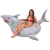 GoFloats Great White Bite Shark Party Tube Inflatable Raft -