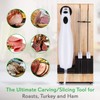 NutriChef Electric Carving Turkey Slicer Kitchen Knife | For Thanksgiving