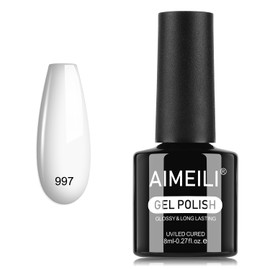 AIMEILI Gel Nail Polish, Hema Free, Cruelty Free, Vegan, Soak Off U V LED Nail Art for Women Girls Manicure Salon DIY Home - 997 8ml