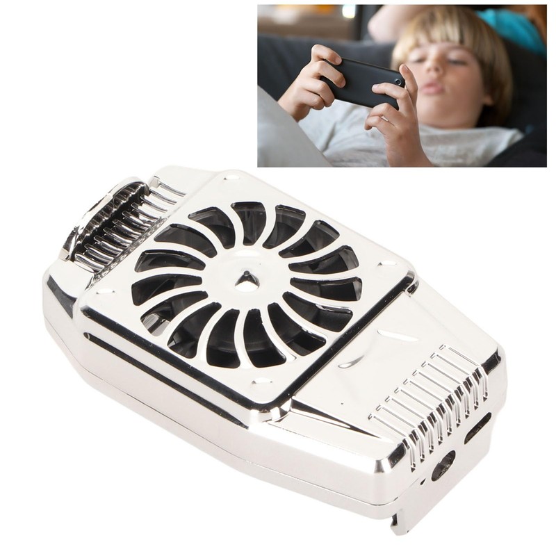 Cell Phone Cooler Fan, Portable Super Silent Retractable ClipCooling Fan,