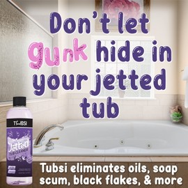 MAXTITE Tubsi Jetted Tub Cleaner - 1 Gallon - Supercharged Cleaning Action for Hidden Gunk in Jetted Bathtubs and Whirlpool Jets - Biodegradable, Septic Safe - 32+ Doses