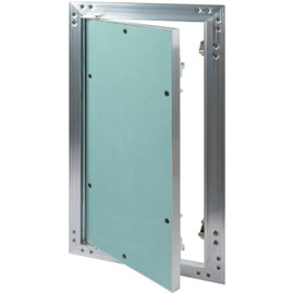 ECOPRO VENT 8" x 16" Inch Aluminum Drywall Access Panel - Service Shaft Door - Plumbing, Electricity, Heating, Alarm Wall Inspection hatch for Drywall - Bathroom Service Access Hole Cover