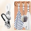 Pack of 12 Towel Clips, Towel Hangers with Loops, Hanger