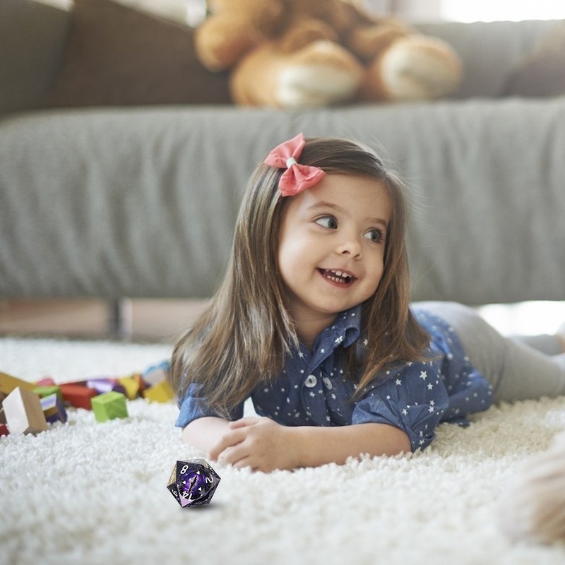 Polyhedral Dice Resin Play Dice Poker Party Game Toy Table