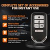 ABUDU fit for 2018-2022 Honda 10th Gen Accord Smart Key