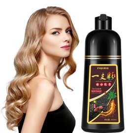 Blonde Brown Hair Dye Shampoo 3 in 1,Instant Hair Color Shampoo for Men and Women,Shampoo Hair Dye Works in minutes,Long Lasting Blonde Brown Hair Shampoo