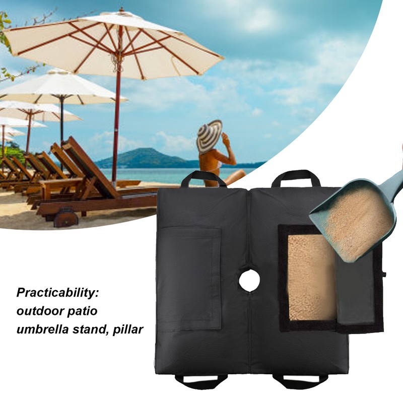 Umbrella Base Sandbag Detachable Square Parasol Heavy Weight Bag for