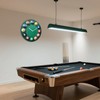 Horizent Billiards Pool Ball Wall Clock-Glass Pool Table Wall Clock