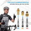 WATSABRO Bicycle Valve Adapter Set, Complete Bicycle Adaptor French Valve,