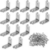 Drado Angle Connector Pack of 15 Stainless Steel Angle Brackets