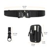 Leskyair Men's Tactical Work Belt, High Performance, 38 mm width,