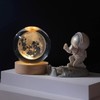 Artistic Gifts 3D Crystal Ball Night Light | Dimmable Engraved