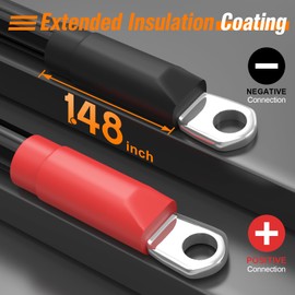 GODCTSUP Club Car Heavy Duty Battery Cable Kit, 7PCS Golf Cart Battery Cable Wiring Kit for Club Car DS 1994-Up 36&48 Volt 4 Gauge Carts, Golf Cart Pure Copper Wiring Kit with Thickened Wire Lug