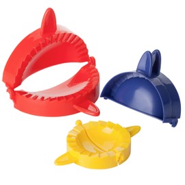 Brew To A Tea BTaT- Dough Press Set, 3 Pack, Empanada Press, Dough Press, Dumpling Press, Hand Pie Press, Mini Pie Press, Hand Pie Maker, Meat Pie Cutter, Pie Press, Pastry Press, Turnover Press