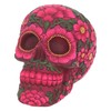 Nemesis Now Sugar Blossom Skull, 15 cm, Rot