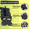Self Closing Gate Hinges for Wood/Vinyl/PVC/Metal Fence Gate 90 Degree