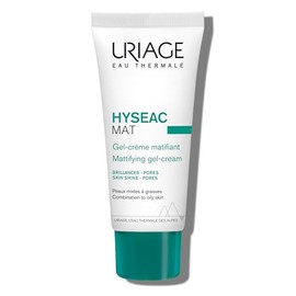 Uriage Hyseac Crema Facial Emulsión Matificante - Emulsión fluida-ligera, con efecto mate-aterciopelado - Para pieles mixtas a grasas - Controla los b