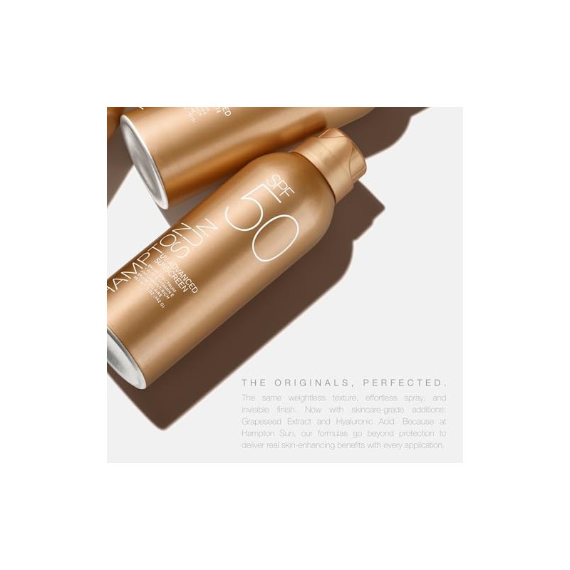Hampton Sun Spf 50 Continuous Mist, 5 Oz