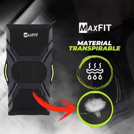 MAXFIT Tobillera De Compresión, Protección Tobillo, Tobillera Deportiva Ortopédica, Tobilleras Gym, Para Basquetbol, Tobilleras Para Esguince, Tobillera Para Mujeres Y Hombres, Calcetas de Compresion Mod HH545 (Verde, Small)